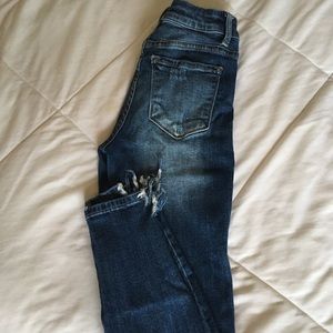 Kancan distressed ankle skinny jeans